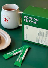 [MAROCELL] Poo Poo Enzyme Green Apple (1 Box = 3.5g x 30 Sticks)