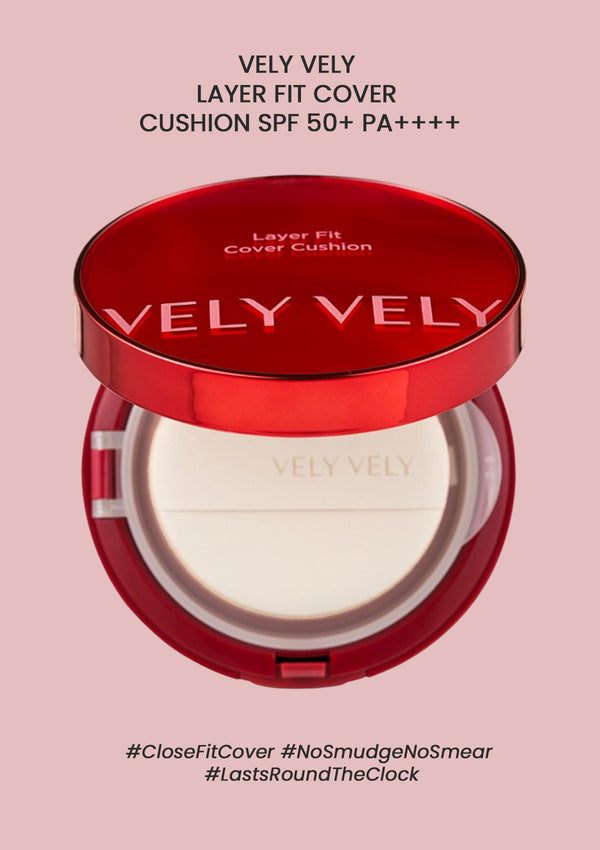 [VELY VELY] Layer Fit Cover Cushion SPF 50+ PA++++ 15g