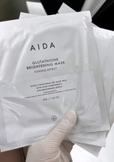 [AIDA] Glutathione Brightening Mask (1 Box = 4 Masks x 38g)