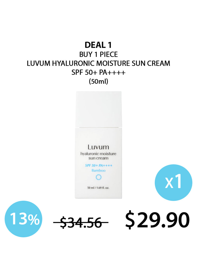 [LUVUM] Hyaluronic Moisture Sun Cream SPF 50+ PA++++ 50ml