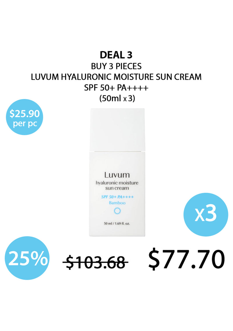 [LUVUM] Hyaluronic Moisture Sun Cream SPF 50+ PA++++ 50ml