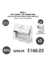 [AIDA] Glutathione Brightening Ampoule (1 Box = 2ml x 10 Ampoules)