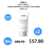 [D'ALBA] UV Waterfull Essence Sun Cream SPF50+ PA++++ 50ml