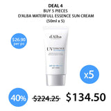 [D'ALBA] UV Waterfull Essence Sun Cream SPF50+ PA++++ 50ml